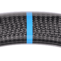 Steering wheel with RGB LED shift indicator lights